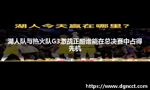 湖人队与热火队G3激战正酣谁能在总决赛中占得先机